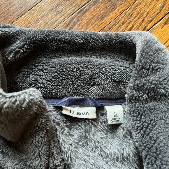LL bean fleece hi-pile fleece - Picture 2 of 9